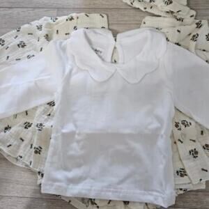 New princess style baby girl’s long sleeved top blouse 6-12 months